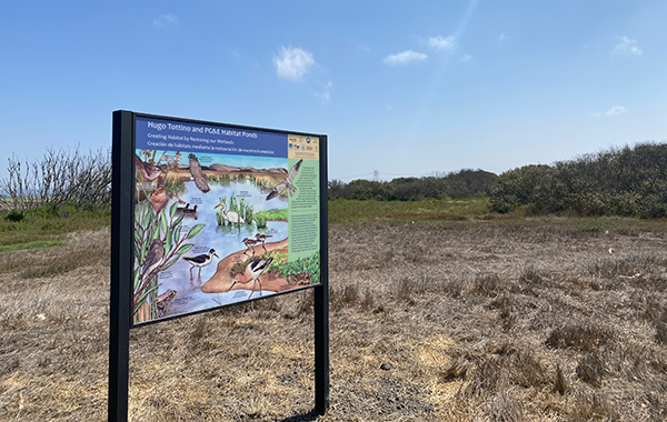 upright exhibit outdoor signage stand