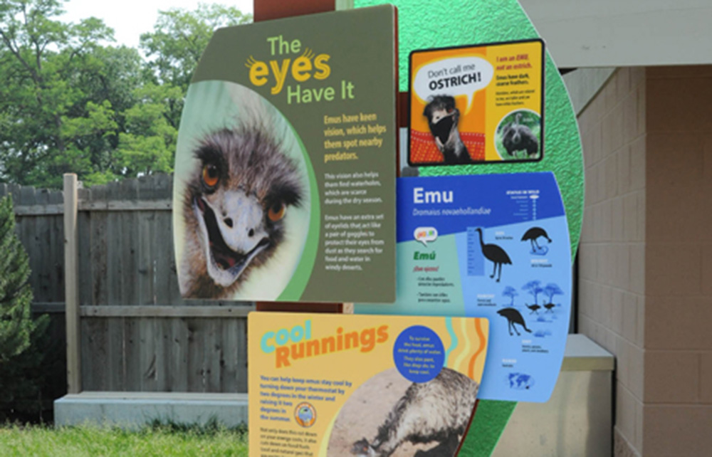 How Zoo Exhibit Signs Influence Visitor Flow and Experience