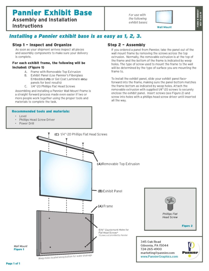 Installation Instructions - Pannier Graphics - Durable Outdoor Signs ...